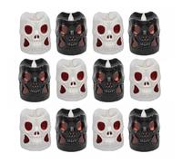 Halloween Candle Lights 12-Piece Spooky Holiday Party Nightlights
