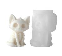 Halloween Candle Mold - Cute 3D Horror DIY Easy Release,Halloween Candle Making Molds - for Home Bakery Epoxy Resin Plaster Ornament Concrete Artwork Soft Clay Chocolate