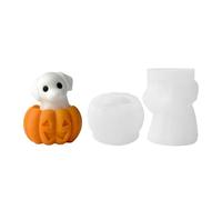 Halloween Candle Mold, DIY Casting Supplies, Holiday Cement Form with Sturdy Layer, Creative Utility with Refined Texture, 1-Piece Set Craft Category, Workshop Studio Home Events for Artists