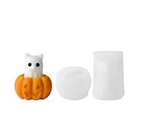 Halloween Candle Mold, DIY Casting Supplies, Holiday Cement Form with Sturdy Layer, Creative Utility with Refined Texture, 1-Piece Set Craft Category, Workshop Studio Home Events for Artists