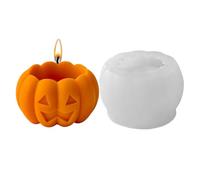 Halloween Candle Mold, DIY Casting Supplies, Holiday Cement Form with Sturdy Layer, Creative Utility with Refined Texture, 1-Piece Set Craft Category, Workshop Studio Home Events for Artists