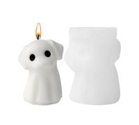 Halloween Candle Mold, DIY Casting Supplies, Holiday Cement Form with Sturdy Layer, Creative Utility with Refined Texture, 1-Piece Set Craft Category, Workshop Studio Home Events for Artists