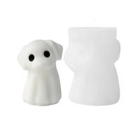 Halloween Candle Mold, with DIY Casting Supplies, 2.7x2.2 Inches, Holiday Cement Mold, Plaster Craft Mould, Flexible Silicone Design, for Artists Hobbyists Teachers Studio Workshops