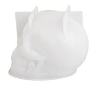 Halloween Candle Molds 3D Skull Silicone Mold 3x2.3" Easy to De-Mold Skull Candle Molds, DIY Halloween Ornament for Soap Wax Epoxy Cake Chocolate DecorHalloween