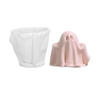 Halloween Candle Molds, Halloween Silicone Molds - Ghost Shape Resin Mold - Silicone Resin Mold for Aromatherapy Candles Resin Casting Homemade Soap Wax Making Clay Crafts Halloween Home Decor