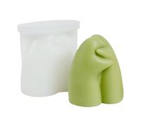 Halloween Candle Molds, Hugging Ghost 3D Silicone Mold, Easy Release Cute Craft Supplies to Your Wax, Soap, Clay, Handcraft Projects, Ideal for Beginners, Kids, Women, DIYers Enthusiasts