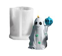 Halloween Candle Molds | Non-Stick Ghost Pumpkin Craft Supplies - Halloween Candle Molds Creepy Decoration | For Epoxy Resin, Soap, Plaster, Art,