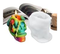 Halloween Candle Molds, Silicone Scented Candle Mould, Spooky Halloween Mold for Epoxy Resin Plaster Aromatherapy Decoration Crafting Projects