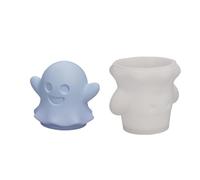 Halloween Candle Moulds, Ghost Resin Molds, Halloween Ghost Candle Moulds, Silicone Pumpkin Skull Candle Mould for Aromatherapy Resin Candles