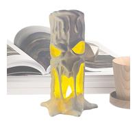 Halloween Candles - Halloween Flameless Candle LED Light for Table - Scary Home Decorations Table Light for Bedroom Office Apartment Party Haunted House Fireplace Outdoor Bookshelf