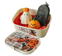 Halloween Candles - Pumpkin Ghost Skull Gravestone Finger Scented Candle - Halloween Scary Gothic Aromatherapy Table Decoration for Party Decoration - Decoration