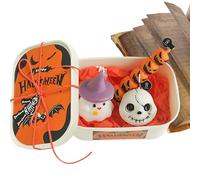 Halloween Candles Pumpkin Ghost Skull Tombstone Finger Fragrances Candle - Scary Gothic Aroma Theory Table Decoration for Holiday Party Living Room Bedroom Halloween Decoration Home Decoration