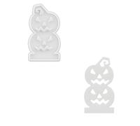 Halloween Candlestick Scarecrows Pumpkins Holder Silicone Molds Castings Epoxy Resin Pumpkins Candlestick Silicone