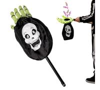 Halloween Candy Bag, Luminous Skeleton Treat Bag For Trick Or Treating | Made From PP And Polyester, Lightweight At 68g And Reusable, No Batteries Required For The Glow Effect