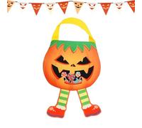 Halloween Candy Bags - Holiday Party Favor Bag,Reusable Non-Woven Fabric Candy Tote for Haunted House Toy Family Gatherings School Events Night Parades Children