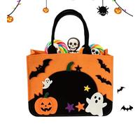 Halloween Candy Bags with Handles Holiday Decor Tote