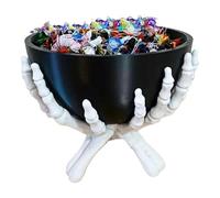 Halloween Candy Bowl, Black Halloween Serving Bowl, Skull Grabbing Hand Witch Bowls, Halloweens Candy Bowls Dish, Candys Holder Dish for Party, Dining Table, Haunted House Decoration