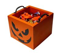 Halloween Candy Box Decorative Square Bucket And