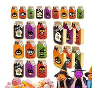 Halloween Candy Boxes, Halloween Candy Boxes | Vista Print Party Supplies Bags, Halloween Craft Card Paper Bags Jar Shaped Party Treat Bags Supplies for Trick or Treat