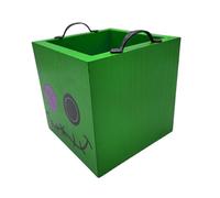 Halloween Candy Boxes - Wooden Square Treat Boxes, Party Favor For School Family Gathering | Home Halloween Holiday Classroom Decor | Reusable Candy Containers For Festive Celebrations