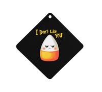 Halloween Candy Corn I Don't Love You Car Air Freshener Automotive Aromatherapy Tablets Hanging Scented Cards Rearview Mirror Rhombus