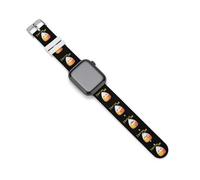 Halloween Candy Corn I Don't Love You Sport Silicone Watch Band Compatible with IWatch Waterproof Replacement Strap for Men Women