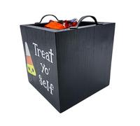 Halloween Candy Holder - Halloween Serving Dishes with Handles | Wooden Snack Holder for Holiday Storage Shelf Display Home Table Display