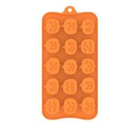 Halloween Candy Molds, Chocolate and Halloween Candy Mold - 15 Cavity Microwave Safe Mold for Mini Soaps Cakes Decoration Candles and Jelly