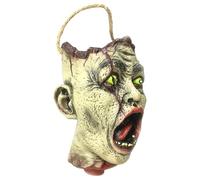 Halloween Candy Skull Bowl Holder, Halloween Scary Zombie Heads Shape Candy Bowl Holder, Bowls Buckets Holders, Reusable Trick or Treat Bags for Home, Gift, Offices, Party Decorations