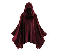 Halloween Cape, Adult Hooded Cape, Vampire Women's Pirate Cape, Vampire Cape, Renaissance Cape Jacket, Gothic Capelet, Medieval Fancy Dress, Cosplay for Halloween Party, Fancy Dress