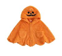 Halloween Cape Baby Cotton Cute Pumpkin Ghost Embroidery Cape Soft Cozy Fashion Infant Theme Halloween Costumes Party Fancy Dress Costume