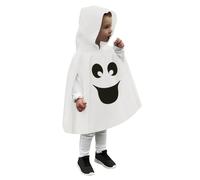 Halloween Cape for Kids Ages 6 month - 4 year, Pumpkin and Ghost Themed Costume Cape for Dress-Up Party, Lightweight Cosplay Outfit Boys and Girls