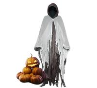 Halloween Cape for Men - Unisex Adult Scary Cape with Hood - Costume Accessory Transformation Cape for Halloween Party, Theatre Performance and Role Play