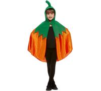 Halloween Cape Kids Pumpkin Ghost Devil Cat Fancy Dress Outfit Accessory