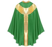 Halloween Cape Medieval Plain Stage Performance Priest Prayer Cape Mysterious Vintage Comfortable Church Service Halloween Costumes Party Fancy Dress Costume