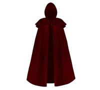 Halloween Cape Men's Vampire Hooded Cape Men's Wizard Robe Renaissance Cape Coat Pirate Cape Jacket Gothic Capelet Fancy Dress Uniform Medieval Pagan Outfit for Halloween Party