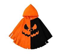Halloween Cape - Or Ghost Hooded Cape, Ideal For Costumes, Perfect Costume For Little Girls Aged 8 to 18 Years That Creates A Fun And Festive Look