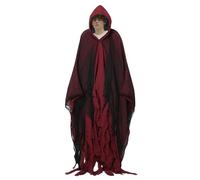 Halloween Cape with Hood Scary Cape for Adults Halloween Costume Cosplay Cape for Role Play Party Stage Show Haunted House