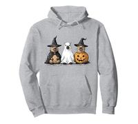 Halloween Capybara Lover Spooky Season Capy Witch Animal Pullover Hoodie