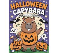 Halloween Capybara: Spooky Cute Capybaras Coloring Pages for Kids