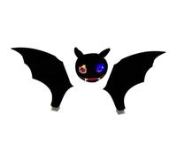 Halloween Car Bat Wings LED Decoration Black Bats Window Stickers with LED Lights Bat Wings Kit for Car Decoration Party Decorations