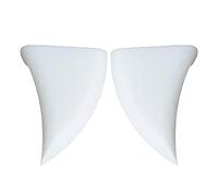 Halloween Car Decor, 2 Pack 3D Vampire Fangs, 4.61x2.56x0.59 Inches White devils Horns Bumper Accessories, Waterproof Cars Teeth for Trucks SUVs, Spooky Seasonal Decoration to Halloween