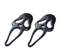 Halloween Car Decoration - Bat Metal Emblem Badge Chrome Plated Auto Logo Badge Sticker Easy Install Waterproof Decal,Black-A pair of ghosts