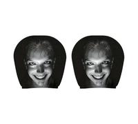 Halloween Car Headrest Cover,Ghost Face Headrest Covers Seat Protector