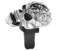 Halloween Car Vent Clip Alloy Freshener Ornament for Car | Silver Retro Style, Easy Attachment, Festive Atmosphere, Special Occasions, Pleasant Scent, Car Accessory