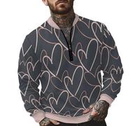 Halloween Cargo Hoodies for Men UK Tactical Sweatshirt Zip Up Jumper Workout Gym Fashion Outdoor Work Hoodie Sweatshirts Knitwear Father Christmas Outfit Adult (S)