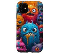 Halloween Cartoon Monster Parade Case for iPhone 11