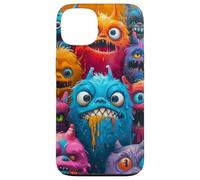 Halloween Cartoon Monster Parade Case for iPhone 13