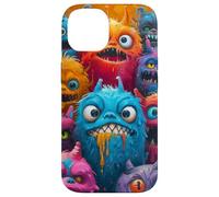 Halloween Cartoon Monster Parade Case for iPhone 14