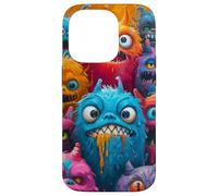 Halloween Cartoon Monster Parade Case for iPhone 14 Pro